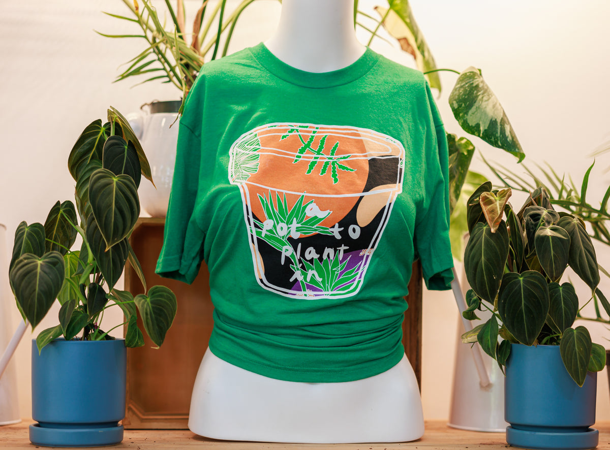A Pot To Plant In LOGO T-Shirt