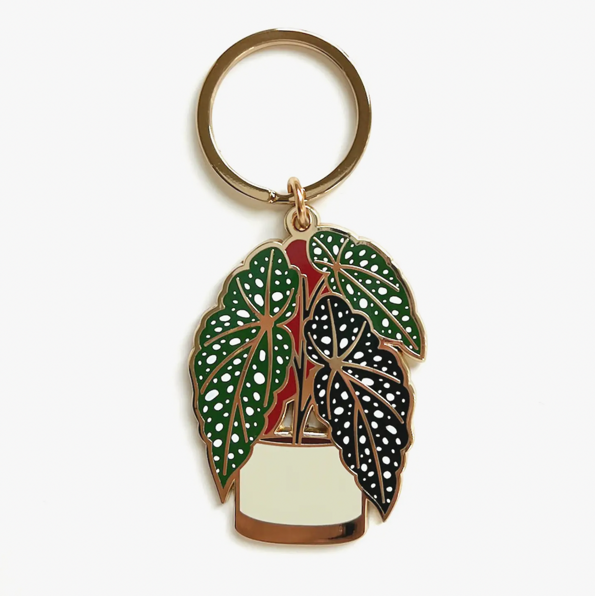 Plant Botanical Key Chain
