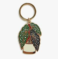 Plant Botanical Key Chain