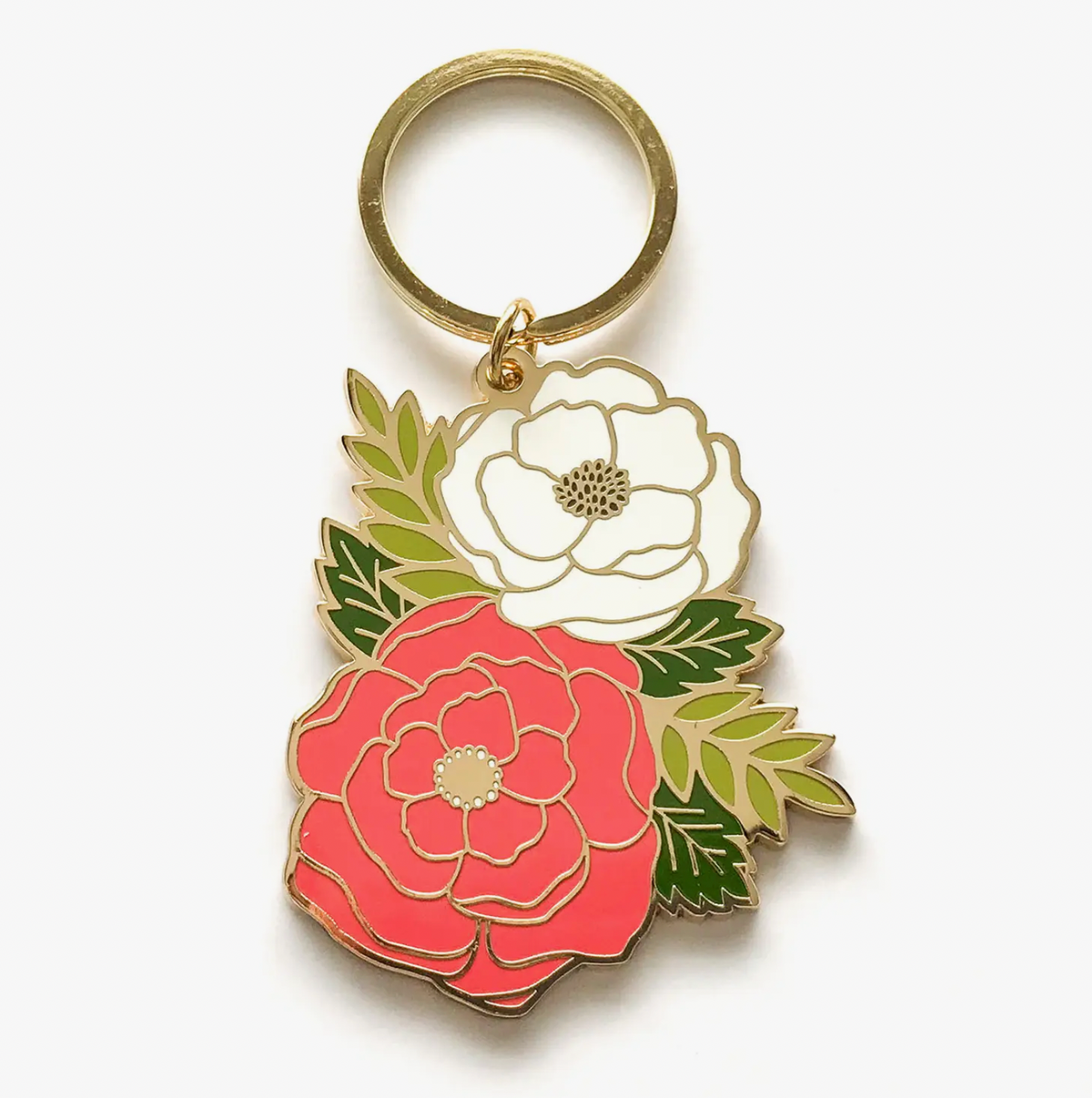 Plant Botanical Key Chain
