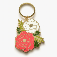 Plant Botanical Key Chain