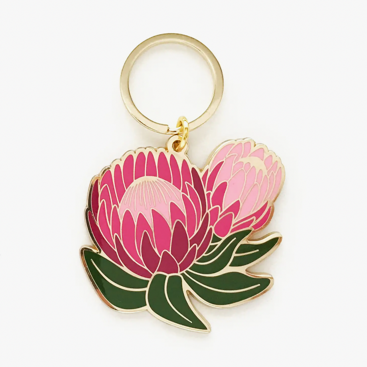 Plant Botanical Key Chain