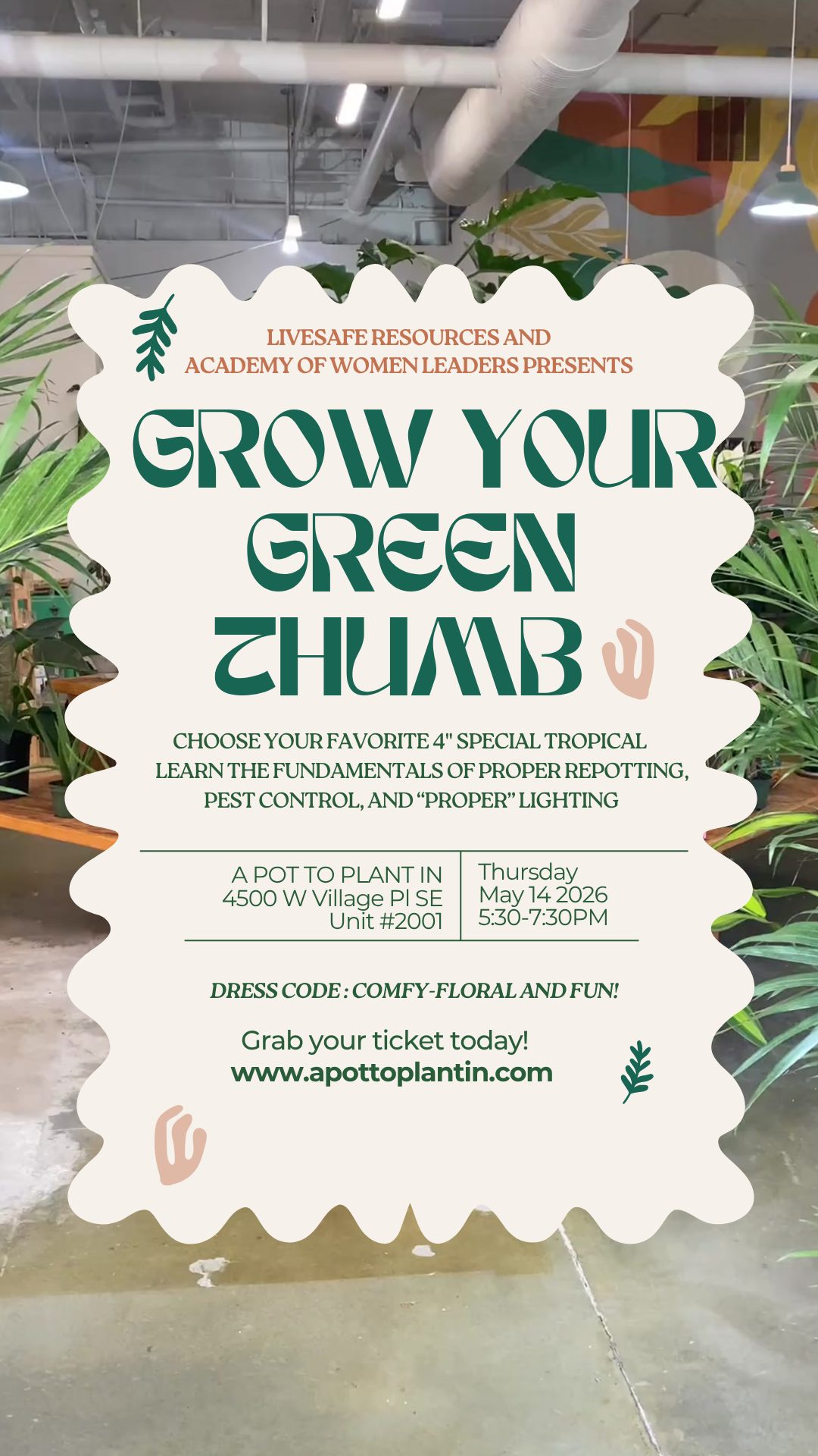 Grow Your Green Thumb Planting Workshop