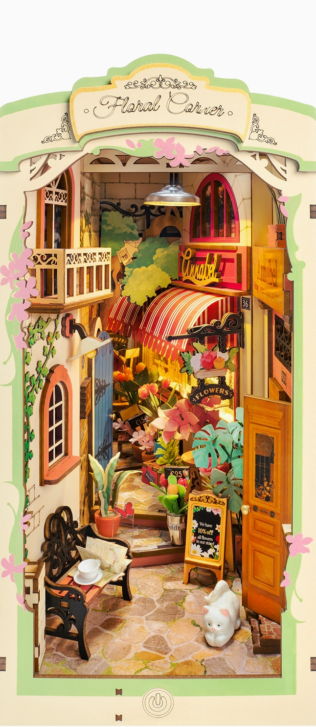 Book Nook & Wonderland - Floral Corner